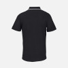 Рубашка поло унисекс Palermo, черная с белым