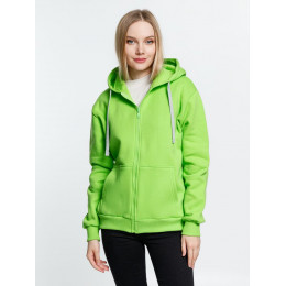Толстовка на молнии с капюшоном Siverga Heavy, зеленое яблоко