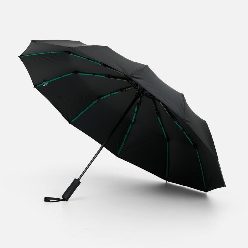 Зонт складной с УФ-защитой Ribstar, черный