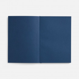 Ежедневник Flat, недатированный, синий, ver.2