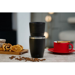 Капельная кофеварка Fanky 3 в 1, черная, в упаковке