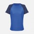 Футболка спортивная женская Vortex Women, темно-синяя с ярко-синим