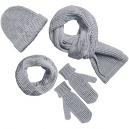 Шарф Nordkyn, светло-серый меланж