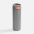 Термостакан X1 с цветной кнопкой, серый с оранжевым Термостакан X1 с цветной кнопкой, серый с оранжевым