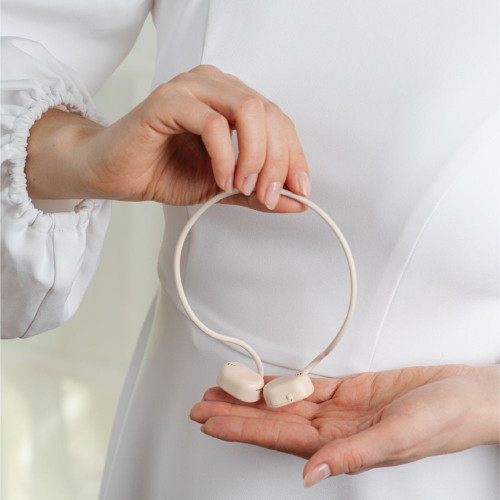 Беспроводные наушники OpenAir Arc, бежевые