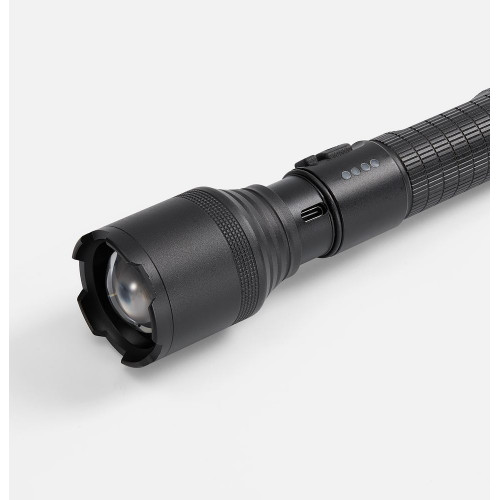 Фонарь аккумуляторный с фокусировкой луча FarSee, черный