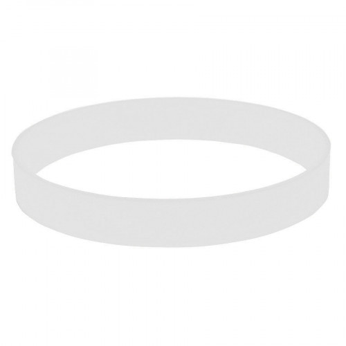 Браслет силиконовый FEST; 20 x 1,2 x 0,2 см; белый; силикон