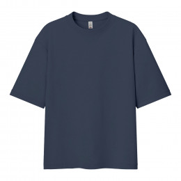 Футболка мужская оверсайз LIBRA, тёмно-синий, M/L, 100% хлопок, 220 г/м2