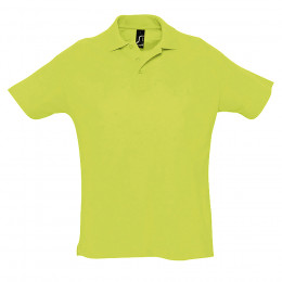 Рубашка поло мужская SUMMER II, зелёное яблоко, XS, 100% хлопок, 170 г/м2