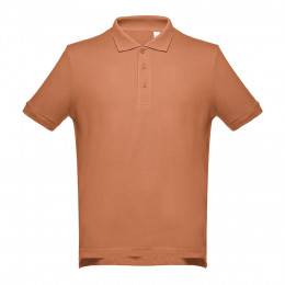 Рубашка-поло мужская ADAM, мокко, S, 100% хлопок, плотность 195 г/м2
