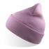 Шапка вязаная двойная Wind-S, сиреневый, 100% переработанный полиэстер Шапка вязаная двойная Wind-S, сиреневый, 100% переработанный полиэстер
