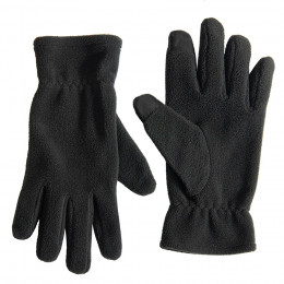 Перчатки флисовые сенсорные TRAIL, темно-серый, L/XL,  100% полиэстер, 220 г/м2