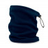 Шарф-бафф HOTTY-S с регулятором шнура, тёмно-синий,  флис, 100% полиэстер, 230 г/м2