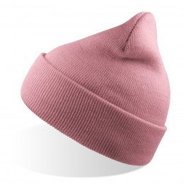 Шапка вязаная  двойная Wind-S, светло-розовый, 100% переработанный полиэстер
