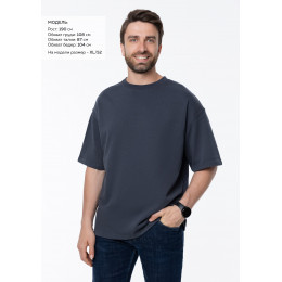 Футболка унисекс оверсайз STAN хлопок/полиэстер 260, 40