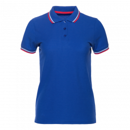 Рубашка поло женская STAN триколор хлопок/полиэстер 185, 04WRUS