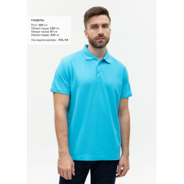 Рубашка поло мужская STAN хлопок/полиэстер 185, 04