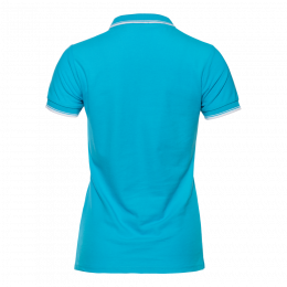 Рубашка поло женская STAN с окантовкой хлопок/полиэстер 185, 04BK