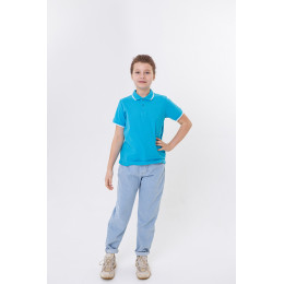 Рубашка поло детская STAN с окантовкой хлопок/полиэстер 185, 04TJ