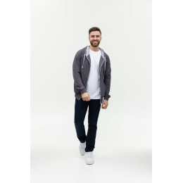 Толстовка мужская STAN с капюшоном на молнии футер без начёса 260, 61