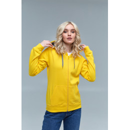 Толстовка женская STAN с капюшоном на молнии футер с начёсом 280, 17W