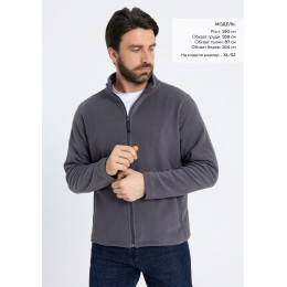 Толстовка унисекс STAN на молнии микрофлис 200, 21