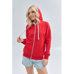 Толстовка женская STAN с капюшоном на молнии футер без начёса, 260, 61W
