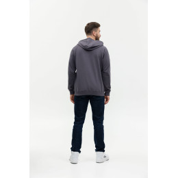 Толстовка мужская STAN с капюшоном на молнии футер без начёса 260, 61