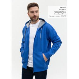 Толстовка мужская STAN с капюшоном на молнии футер с начёсом 280, 17