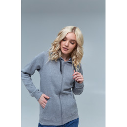 Толстовка женская STAN с капюшоном на молнии футер с начёсом 280, 17W