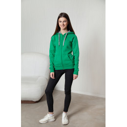 Толстовка женская STAN с капюшоном на молнии футер с начёсом 280, 17W