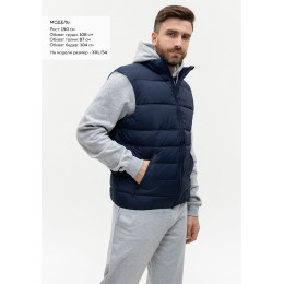 Жилет мужской STAN утепленный таффета 210T,65, 82