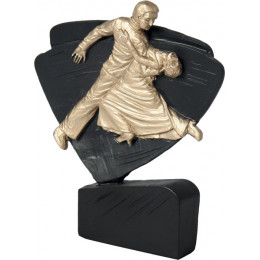 Фигурка литая Танцы 11,5 см RFEL5034/BK/G