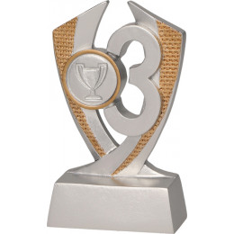 Фигурка литая Трофей 3 место RE005C 11см Д-25 (52*18)
