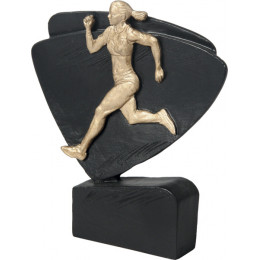 Фигурка литая Бег RFEL5013/BK/G 11.5см