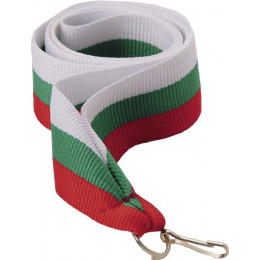 Лента (шир.22 мм)  V2-W/GN/RD