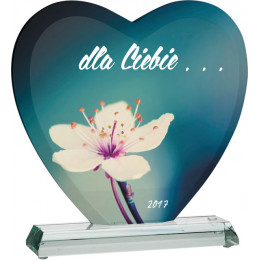 Награда стеклянная (сувенир) G031 20см (18мм) футляр в комплекте