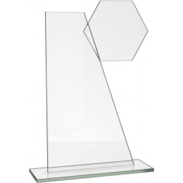 Награда стеклянная (сувенир) GS612-22/FP 22см (6мм)