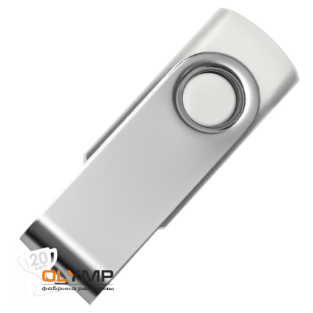 USB flash-карта DOT                                                                                          белый, серебристый   
