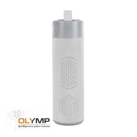 Bluetooth колонка с зарядным устройством                                                                                     белый, серый   