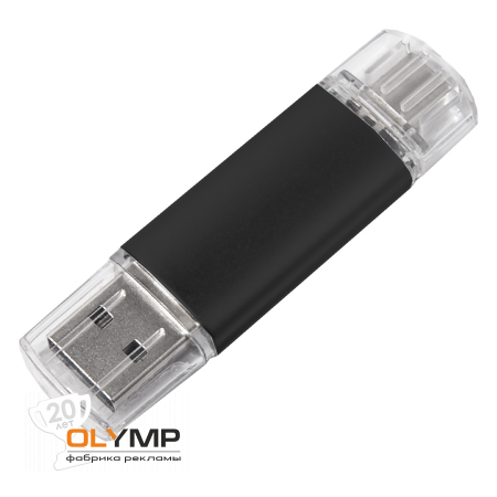 USB flash-карта ASSORTI OTG Type-C                                                                                          черный   