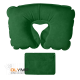 Подушка надувная дорожная в футляре зеленый 