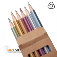 Набор цветных карандашей METALLIC