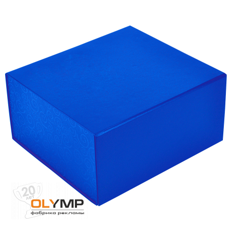 Коробка  подарочная складная                                                                                          синий   