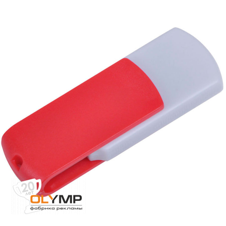 USB flash-карта "Easy"                                                                                      белый, красный   