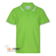 Рубашка поло детская STAN с окантовкой хлопок/полиэстер 185, 04TJ ярко-зелёный 
