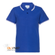 Рубашка поло детская STAN с окантовкой хлопок/полиэстер 185, 04TJ синий 