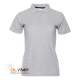 Рубашка поло женская STAN хлопок/полиэстер 185, 04WL серый меланж 