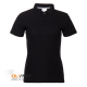 Рубашка поло женская STAN хлопок/полиэстер 185, 04WL чёрный 