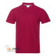 Рубашка поло мужская STAN хлопок/полиэстер 185, 04 бордовый 